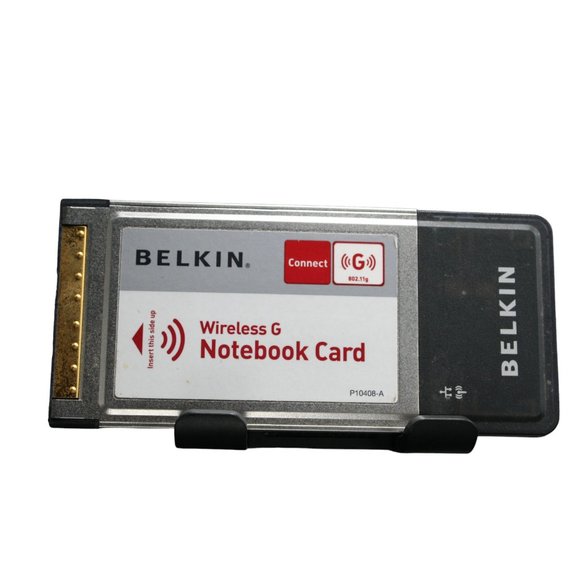 Belkin F5D7010 802.11g Wireless G‎ Notebook Card 54Mbps CardBus WiFi - Picture 1 of 10